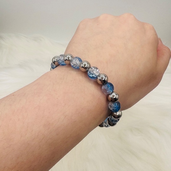 Gradient Glass Beaded Bracelet Style A - Picture 2 of 4